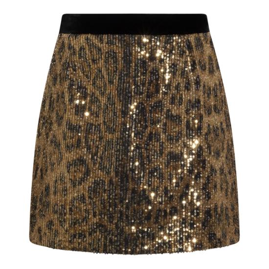 26SS 로베르토 카발리 미디 스커트 WKT308VXQ7100504 Neutrals