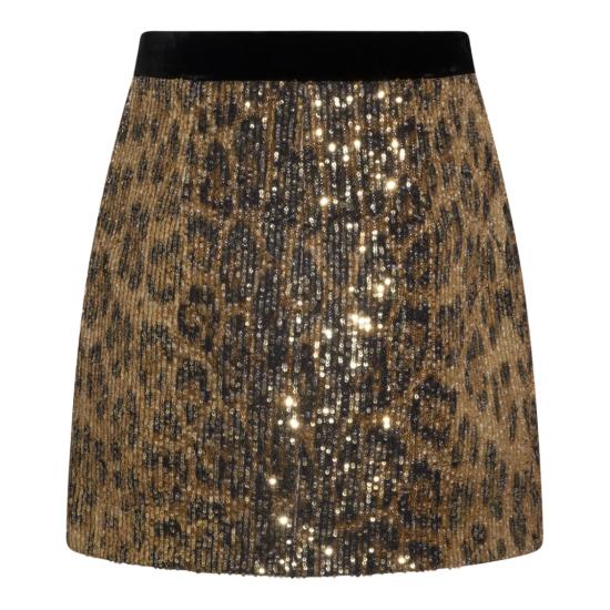 26SS 로베르토 카발리 미디 스커트 WKT308VXQ7100504 Neutrals - ROBERTO CAVALLI