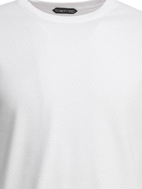 26SS 톰포드 반팔 티셔츠 JCS032 White - TOMFORD