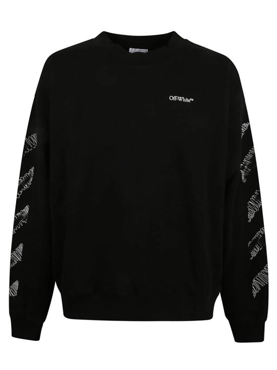 25FW 오프화이트 니트웨어 OMBA054F25FLE0061001 Black