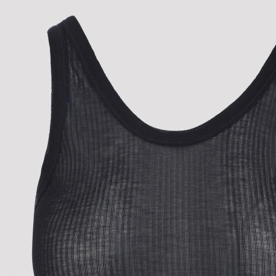 26SS 르메르 탑 TS0026 LK1017 Black - LEMAIRE