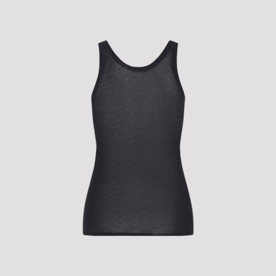 26SS 르메르 탑 TS0026 LK1017 Black - LEMAIRE