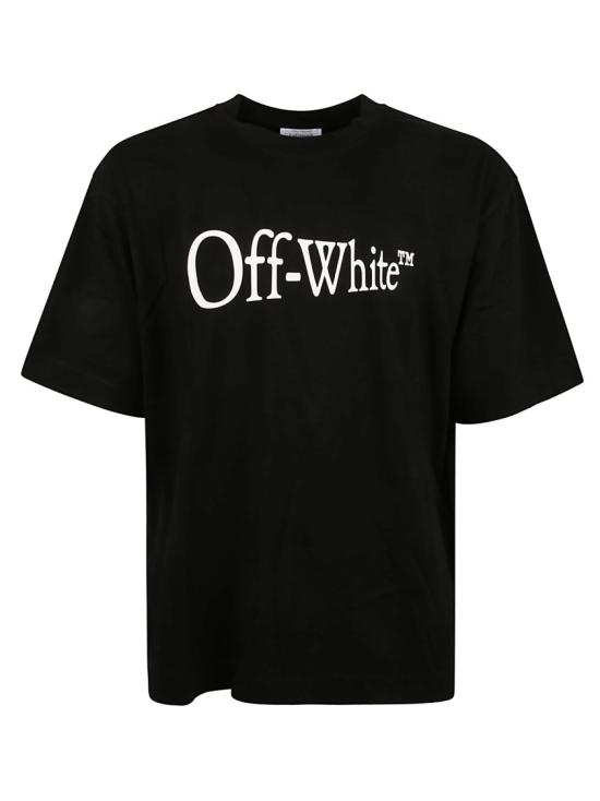 25FW 오프화이트 런 애로우 스케이트 반팔 티셔츠 OMAA120F25JER00F1001 Black