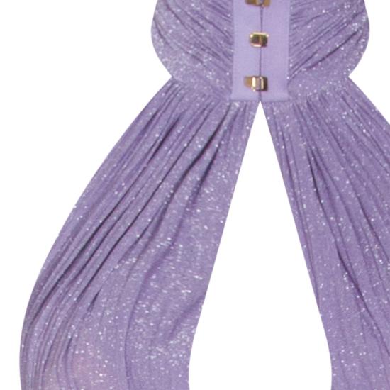 26SS 엘리자베타프랜치 롱 원피스 ABR1861E2EV7 Purple - ELISABETTA FRANCHI