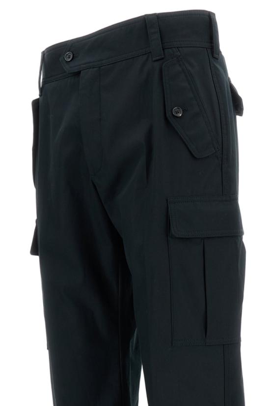 26SS 알렉산더 맥퀸 스트레이트 팬츠 857149QSACD1000 Black - ALEXANDER MCQUEEN