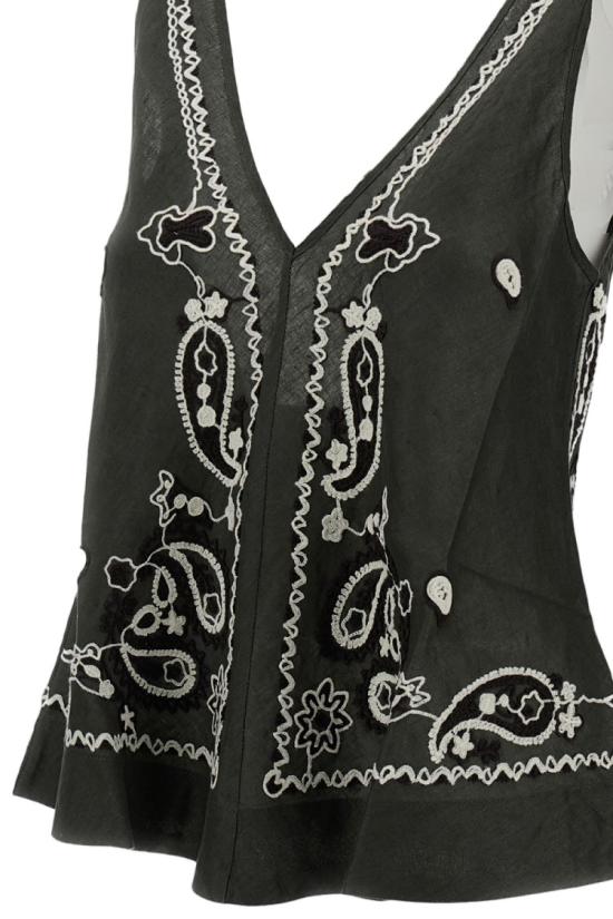 26SS 파로쉬 탑 D311664RBEACH26007 Green - PAROSH