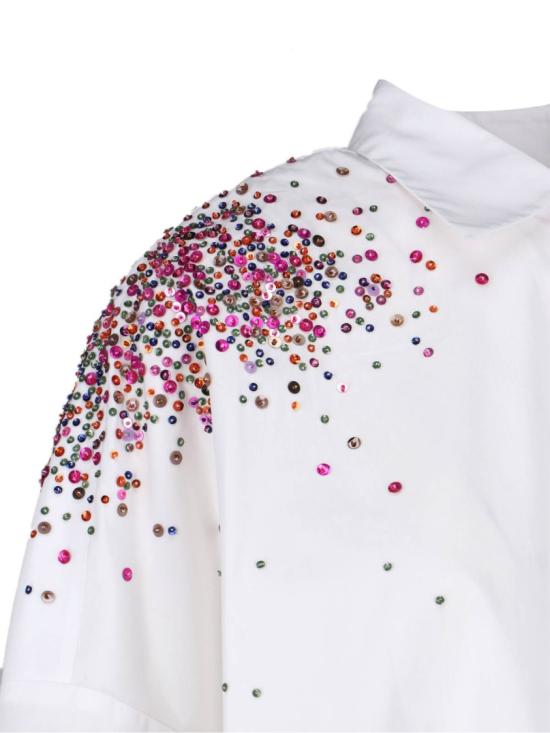 26SS 드리스 반 노튼 탑 130759 3314001 White - DRIES VAN NOTEN