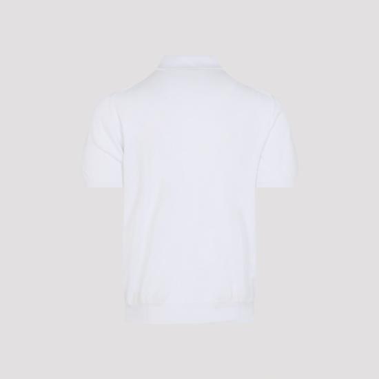 26SS 키톤 폴로 티셔츠 UMKXX3340C014 White - KITON
