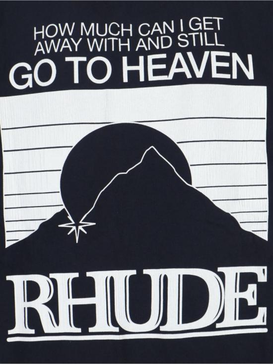 26SS 루드 반팔 티셔츠 RHPS26TT070123167 Black - RHUDE