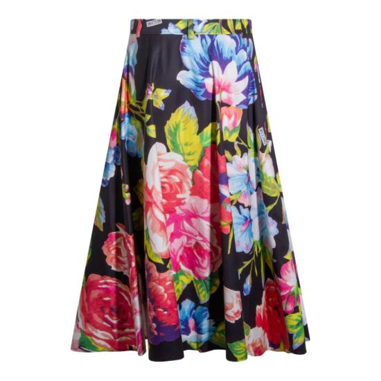 26SS 모스키노 롱 스커트 261E010205651555 Black - MOSCHINO