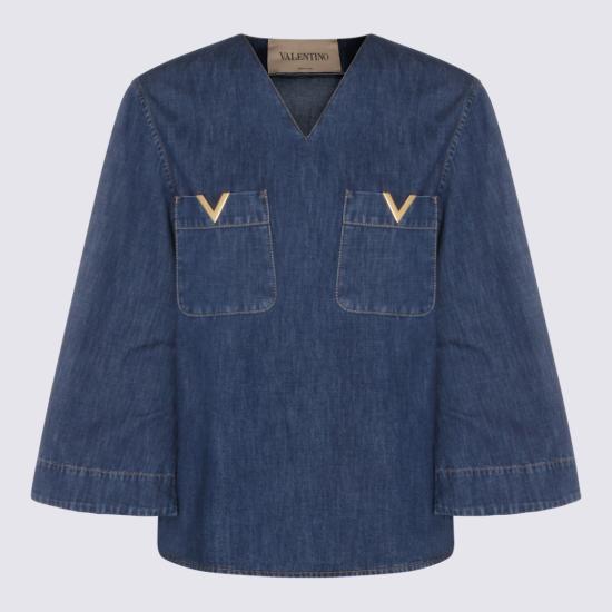 26SS 발렌티노 가라바니 데님 셔츠 8B3DB03L9YA558 Neutrals - VALENTINO GARAVANI