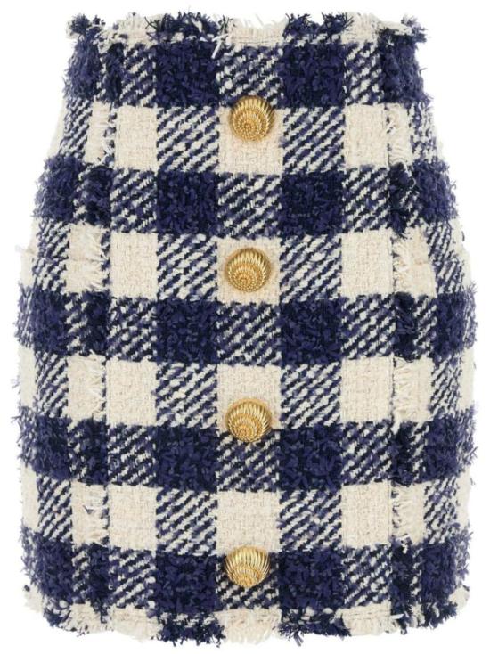  발망 미디 스커트 DF0LBA36CF59 SJY Grey