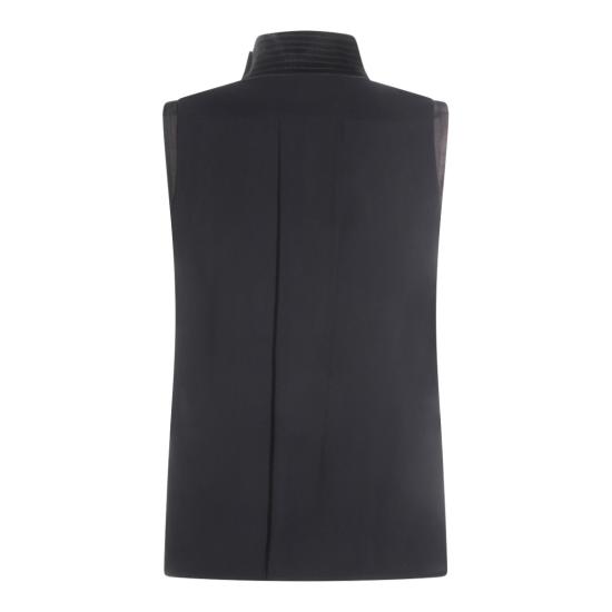 26SS 엘리자베타프랜치 민소매 티셔츠 CA13461E2110 Black - ELISABETTA FRANCHI