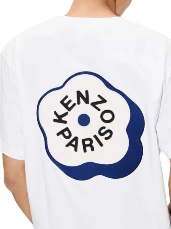 26SS 겐조 Boke Flower 2.0 자수 오버사이즈 티셔츠 FG55TS4024SG 01 White - KENZO