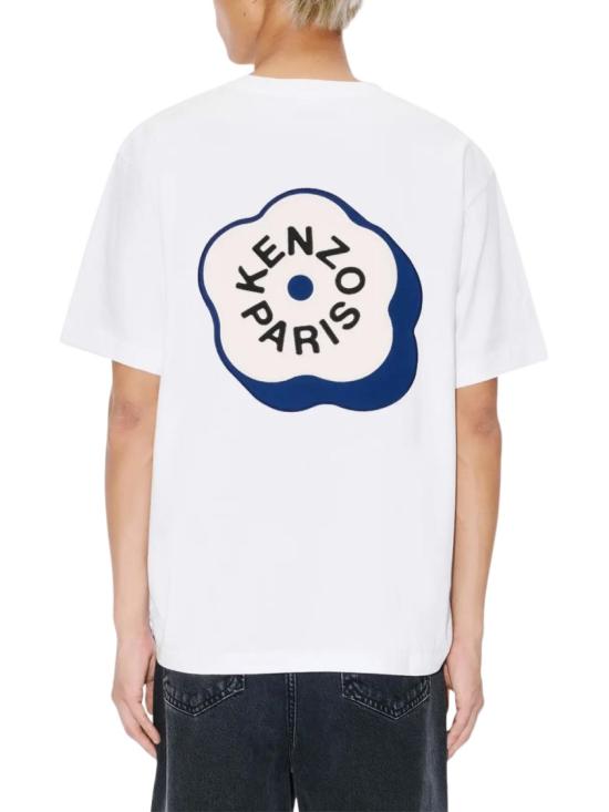 26SS 겐조 Boke Flower 2.0 자수 오버사이즈 티셔츠 FG55TS4024SG 01 White - KENZO