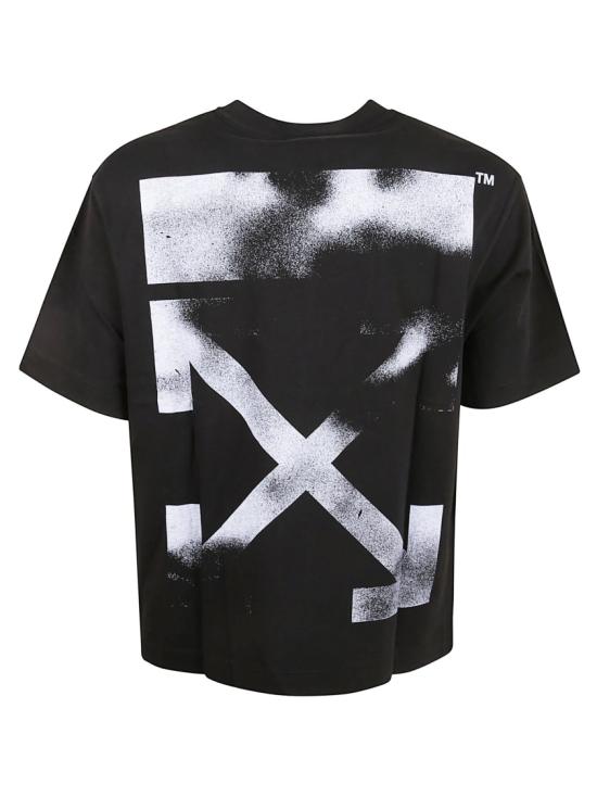 25FW 오프화이트 반팔 티셔츠 OMAA120F25JER00D1041 Black - OFF WHITE