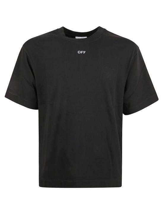 25FW 오프화이트 반팔 티셔츠 OMAA120F25JER00D1041 Black