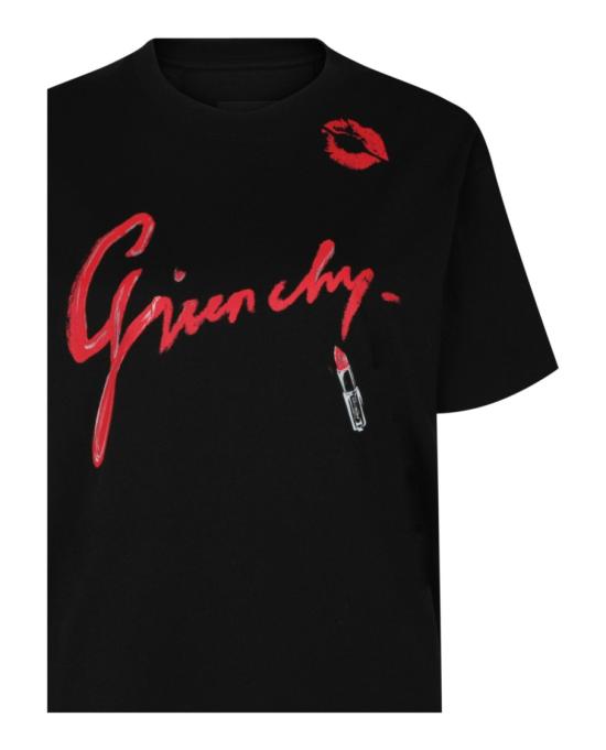  지방시 반팔 티셔츠 BW707Z 3YDD 001 00002 L Black - GIVENCHY