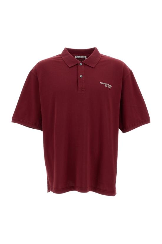 26SS 아크네 스튜디오 폴로 티셔츠 BL0433ACE Burgundy