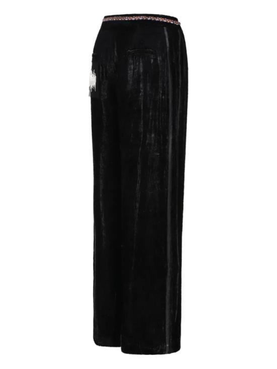 25FW Hui Milano 스트레이트 팬츠 HV31GD3392FUOCO Black - OTHER BRANDS