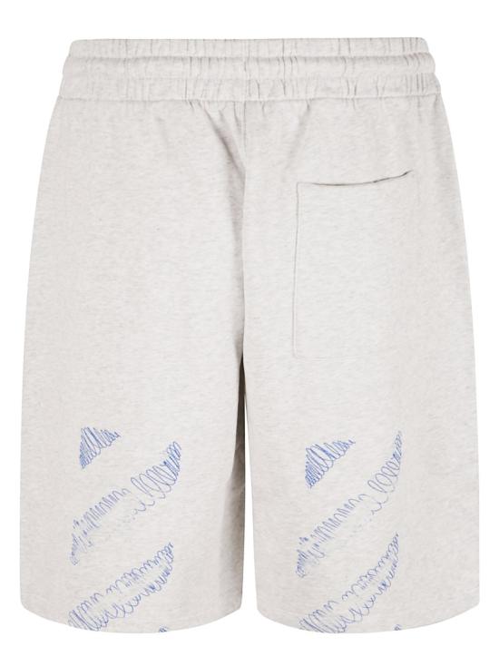 25FW 오프화이트 숏팬츠 OMCI013F25FLE0070846 White - OFF WHITE