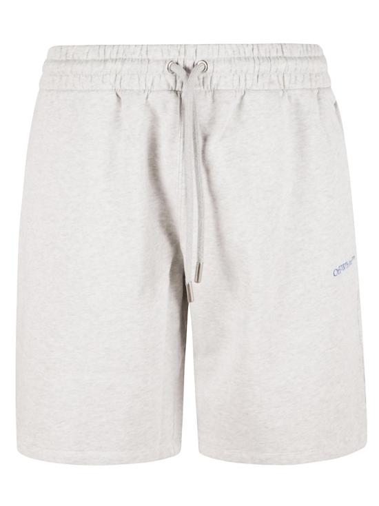25FW 오프화이트 숏팬츠 OMCI013F25FLE0070846 White