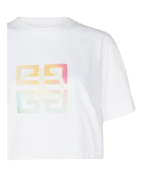  지방시 반팔 티셔츠 BW709X 3Z9Y 100 10002 L White - GIVENCHY