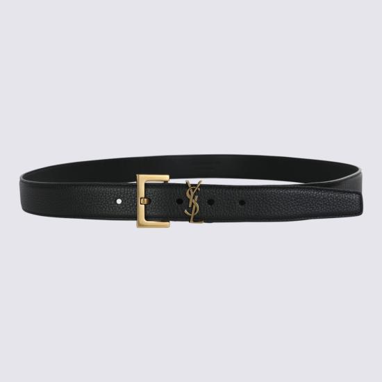 26SS 생로랑 벨트 634440DTI0W1000 Black - SAINT LAURENT