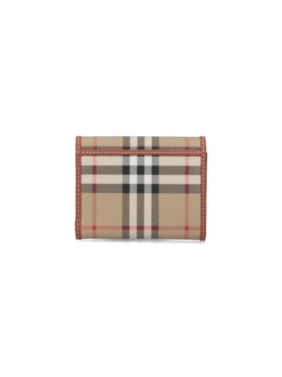 26SS 버버리 스몰 체크 폴딩 지갑 8109800A9534 Brown - BURBERRY