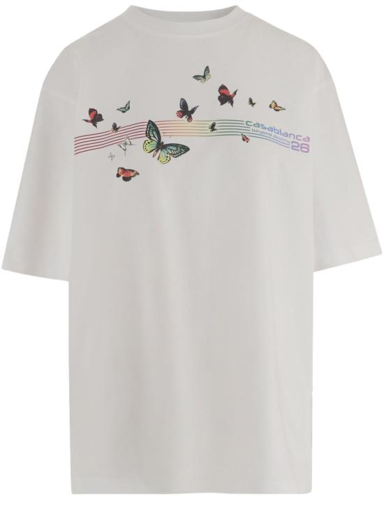 26SS 카사블랑카 반팔 티셔츠 MSP26JTS04401 White