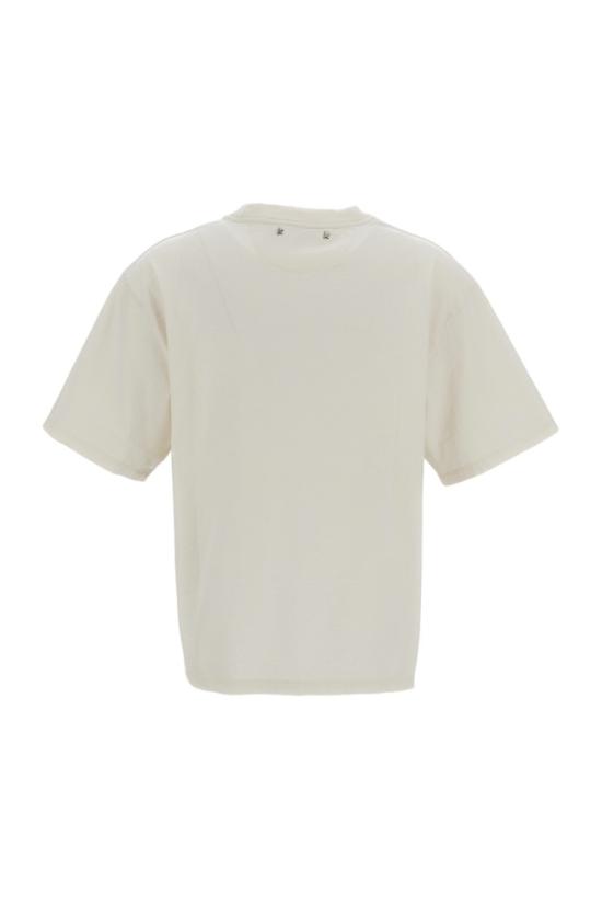 26SS 골든구스 반팔 티셔츠 GWP01874P00237211560 White - GOLDEN GOOSE