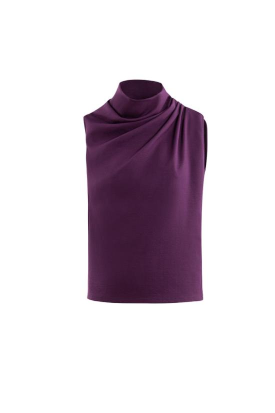  사이드 코베이시 블라우스 플리츠 숄더 탑과 팬츠 세트