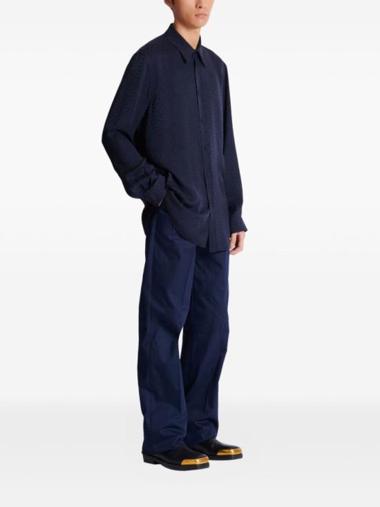 26SS 발망 셔츠 GH1HS555VI74 6UB Black - BALMAIN