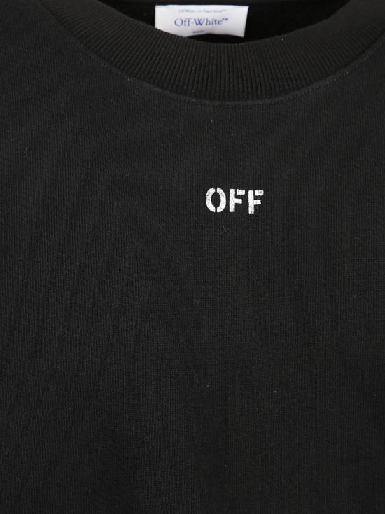 25FW 오프화이트 스웨터 OMBA070F25FLE0031001 Black - OFF WHITE