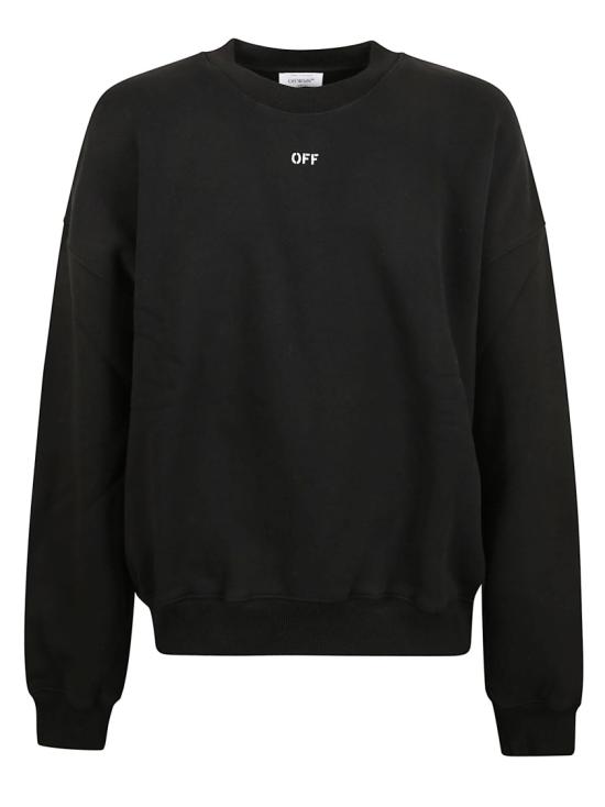 25FW 오프화이트 스웨터 OMBA070F25FLE0031001 Black