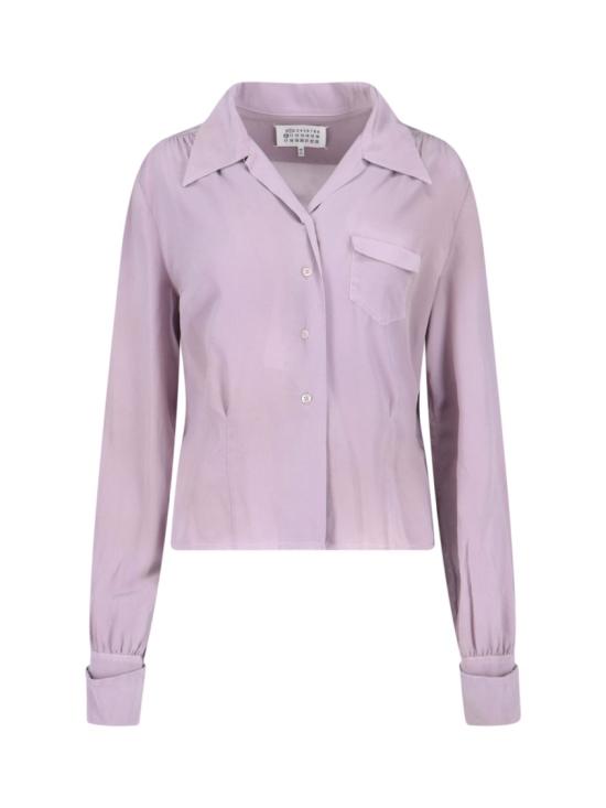 26SS 마르지엘라 롱 슬리브 실크 셔츠 S51DT0028 M35704365 Pink