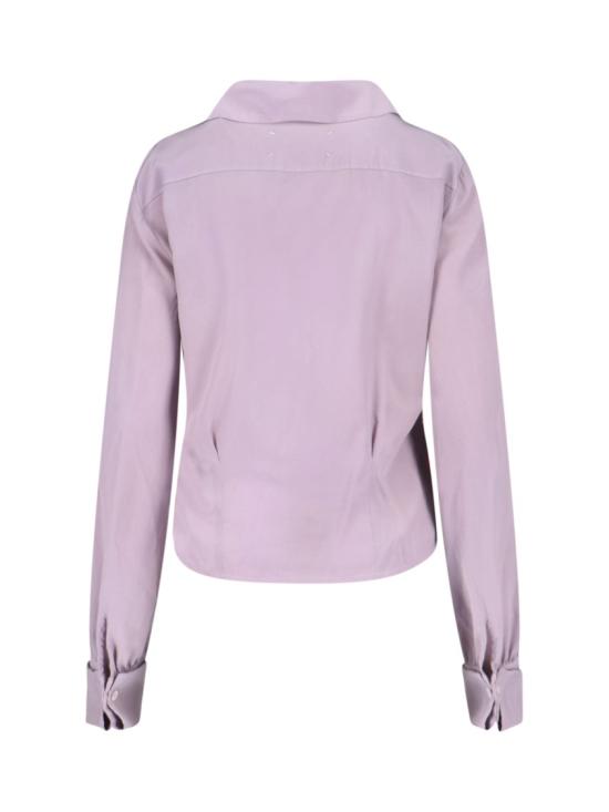 26SS 마르지엘라 롱 슬리브 실크 셔츠 S51DT0028 M35704365 Pink - MAISON MARGIELA