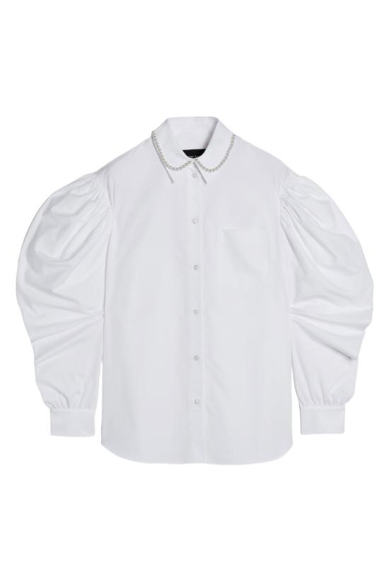 26SS 시몬로샤 셔츠 5401B1287WHITEPEARL White - SIMONE ROCHA