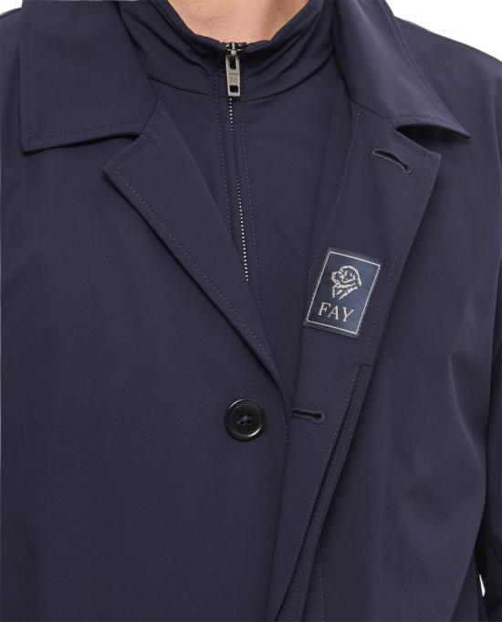 25SS 페이 코트 NAM6150064SVUWU807 Blue - FAY