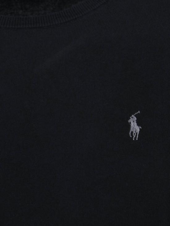 26SS 폴로 랄프로렌 포니 로고 자수 피마 코튼 스웨터 710 684957008 Black - POLO RALPH LAUREN