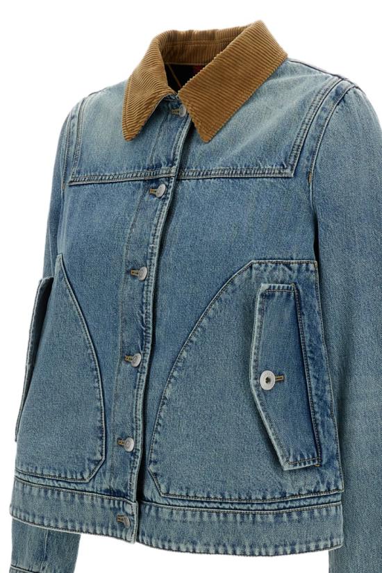 26SS 알렉산더 맥퀸 데님 자켓 852182QMAD04383 Blue - ALEXANDER MCQUEEN