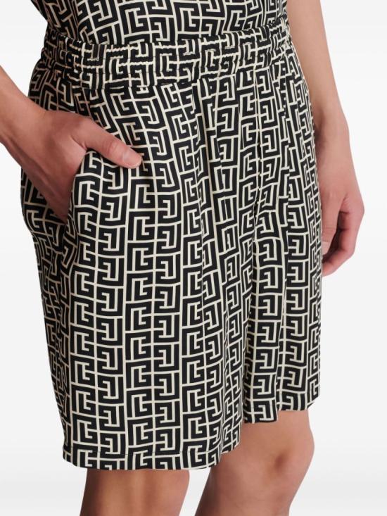 26SS 발망 숏팬츠 GH1PA172VI36 GXE Grey - BALMAIN