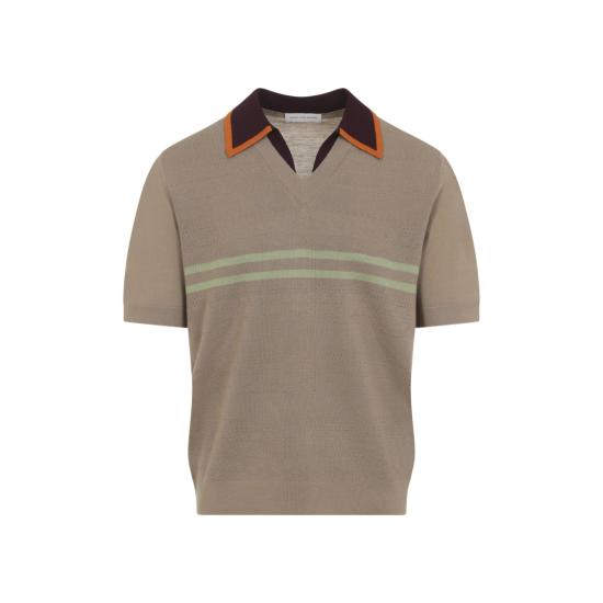 26SS 드리스 반 노튼 폴로 티셔츠 2610212103716 Brown