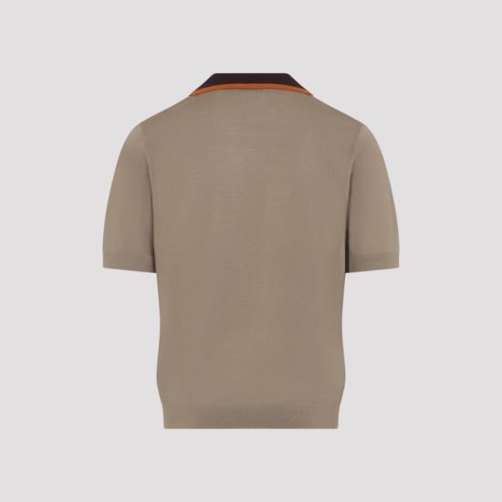 26SS 드리스 반 노튼 폴로 티셔츠 2610212103716 Brown - DRIES VAN NOTEN