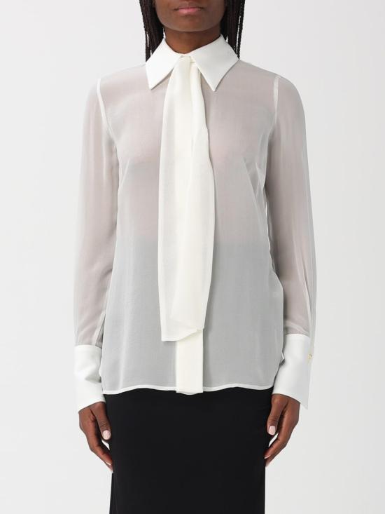 26SS 엘리자베타프랜치 셔츠 CA14861E2 360 Avorio - ELISABETTA FRANCHI