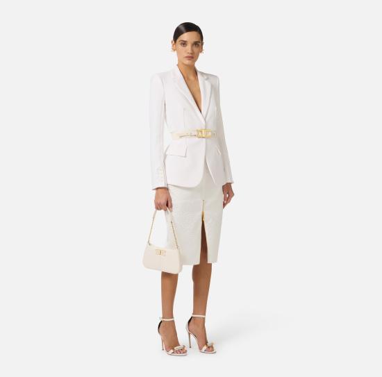 26SS 엘리자베타프랜치 수트 자켓 GI21661E2 360 Ivory - ELISABETTA FRANCHI