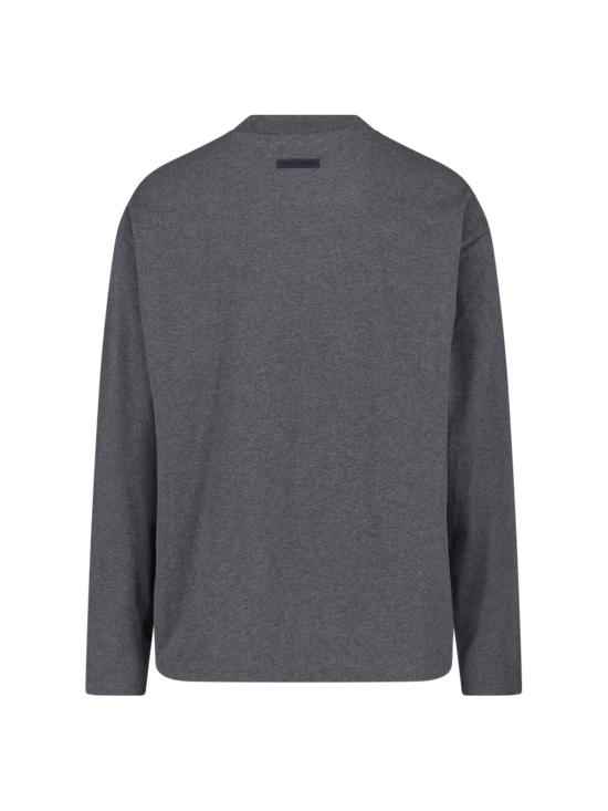 25FW 피어오브갓 반팔 티셔츠 125HO254201F CHARCOAL HEATHER Grey - FEAR OF GOD