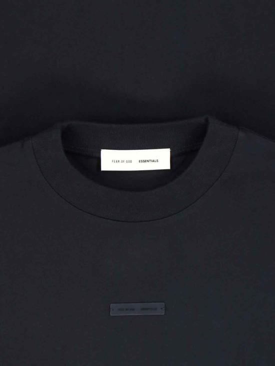 25FW 피어오브갓 반팔 티셔츠 125SP254200F JET BLACK Black - FEAR OF GOD