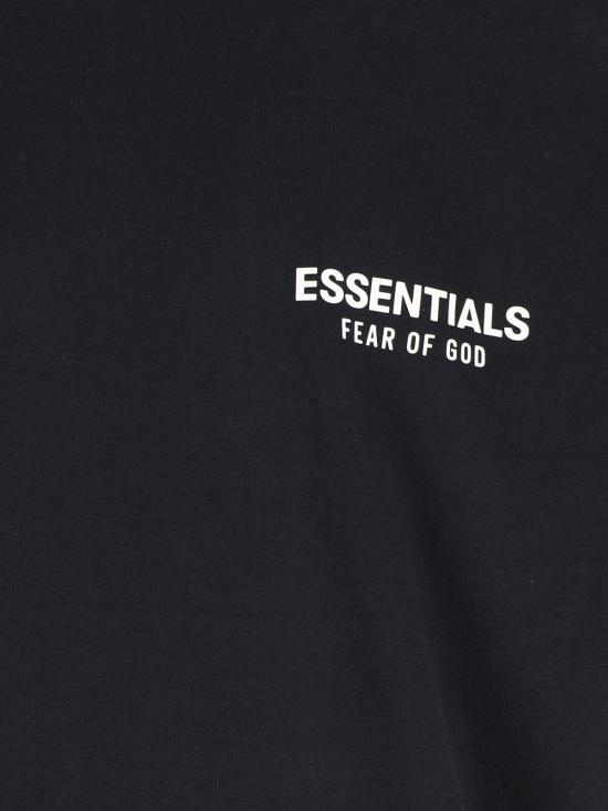 25FW 피어오브갓 반팔 티셔츠 125AS254190F JET BLACK Black - FEAR OF GOD