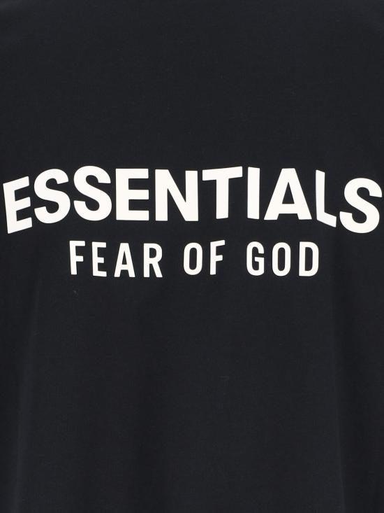 25FW 피어오브갓 반팔 티셔츠 125AS254190F JET BLACK Black - FEAR OF GOD